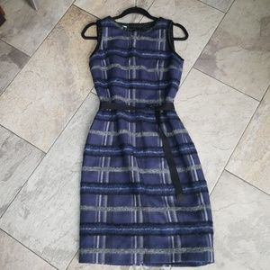 Akris Punto wool checked dress